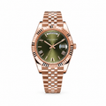 Montre Or Rose Cadran Vert - MOSA Watches