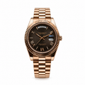 Montre Or Rose Marron - MOSA Watches